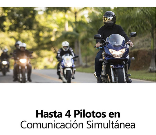 Intercomunicador Moto Fox T92 V4 P/4 Pilotos Simultneos Foto 9