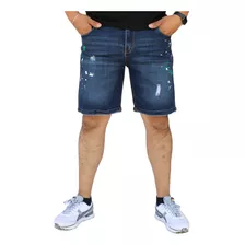 Bermuda Short Skinny De Mezclilla Stretch John Silver