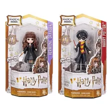 Kit C/ Bonecos Magical Minis Harry E Hermione - Spin Master