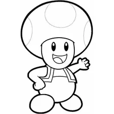 Imagen Improbable Para Colorear Mario 2024