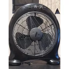 Ventilador Turbo Luft Negro Con Temporizador 