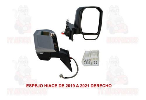 Espejo Toyota Hiace 2019-19-2020-20-2021-21 Ore Foto 10