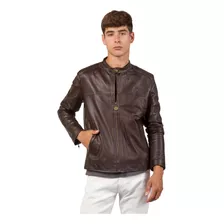 Campera De Cuero La Martina Marrón Hombre