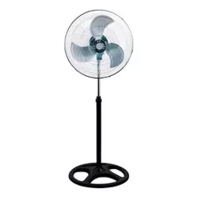 Ventilador 3 En 1 Kanji Negro Con 3 Aspas De Metal De 18 Pul