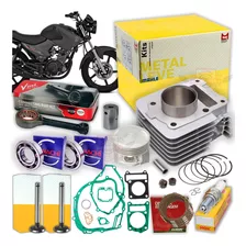 Cilindro Motor Metal Leve Ybr Factor 125 2009 + Biela