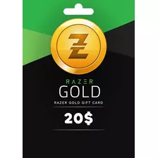Razer Gold Giftcard Código Original Global 20 Dólares