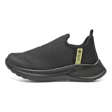 Tenis Klin Slip On Com Cabedal Em Malha - 445.005000