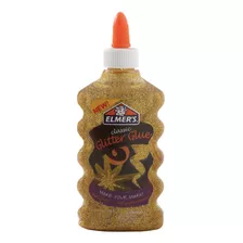 Pegamento Glitter Elmer's Glitter Glue Color Dorado No Tóxico