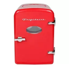 Mini Refrigerador Portátil Retro Frigidaire 6 Latas Rojo Color Rojo
