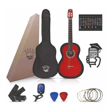 Guitarra Acústica Con Funda Y Porta Plumilla Paquete Vz