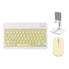 Kit De Teclado Ratón Bluetooth Y Soporte Para Teléfono Celul