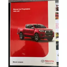 Manual Do Proprietário Toyota Hilux 2019 2020