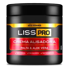 Crema Alisadora Lisspro Sin Formol Apto Vegano X 300 Ml