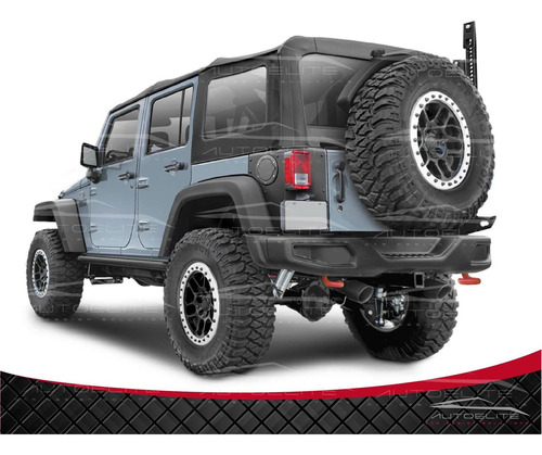 Defensa Facia Bumper Jeep Jk 07 - 17 Trasero 10 Aniversario Foto 6