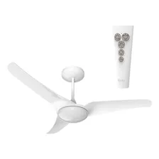 Ventilador De Teto Aliseu Slim Branco Com Controle Remoto