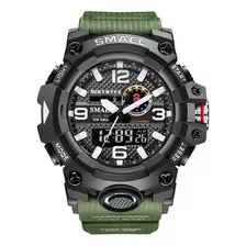 Relogio De Pulso Masculino Relogio Feminino Dourado Correia Verde-musgo Fundo Military Green