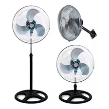 Ventilador 18 Pulgadas 90w Pie Pared Piso 3 Aspas Metalicas