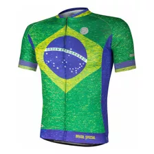 Camisa Ciclismo Pro Mauro Ribeiro Masculina Especial Brasil