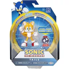 Sonic - Tails Con Accesorio - 9 Cm De Alto - Marca Jakks - 