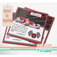 Karting - Invitación Para Imprimir