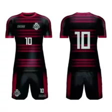 10uni Kit Camisa Camiseta Time Personalizado 2024 Uniforme 