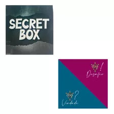 Kit Secret Box + Verdade Ou Desafio Jogos De Cartas Casal