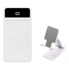 Carregador Portátil Power Bank Gocase 10000mah + Suporte Cor Branco