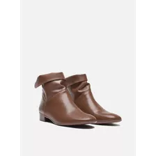 Bota Arezzo Classic Couro New