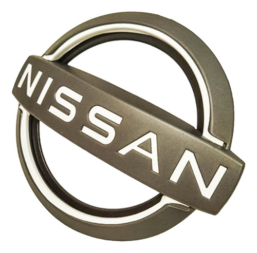 Emblema Parrilla Nissan Frontier Np300 2023 Gris/blanco Foto 8