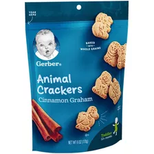 Gerber Animal Cookies Galletas Canela 12 Meses Importado