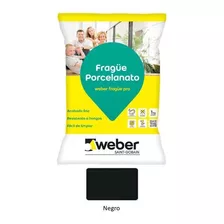 Weber Fragüe Porcelanato 1kg Negro