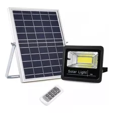 Foco Exterior Solar Luz Led Lampara 30w Con Sensor Dia Noche