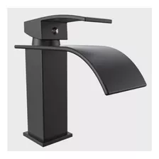 Torneira Cascata Monocomando Bica Baixa Slim Metal Black