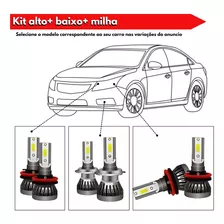 Kit Ultra Led Nano Mini 22000 Lumens 6500k Alto Baixo Milha