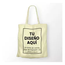 Bolsa / Morral De Tela Tote Bag Personalizada