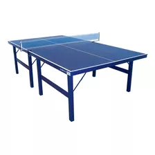 Mesa Para Tênis De Mesa / Ping Pong Resistente Azul Mdf 001