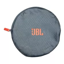 Estojo Redondo Para Fone Jbl Original Reflect Fit - Preto