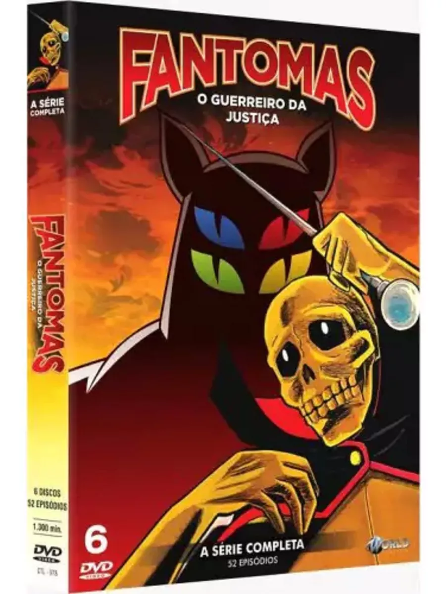 Box Fantomas O Guerreiro Da Justiça Série Completa 6 Dvds