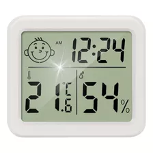 Mini Termômetro Interno Monitor De Umidade Digital Lcd