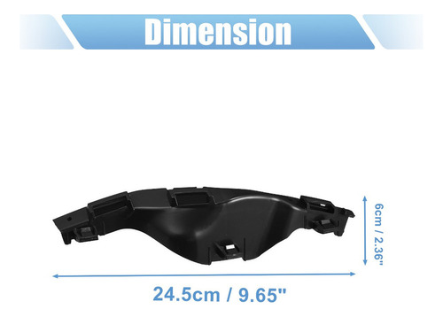 Par Soporte Guas Facias Frontal Para Ford Escape 2008-2012 Foto 4