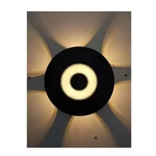 Aplique Lampara Led De Pared Decorativo 8w Luz 3000k Circula