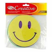 Figura Cara Smile De Goma Eva De Creative