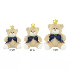 Trio De Ursinhos Para Nichos 20cm 25cm 30cm - Príncipe