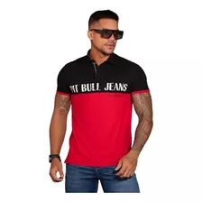 Camiseta Gola Polo Masculino Pit Bull Jeans Ref 79465