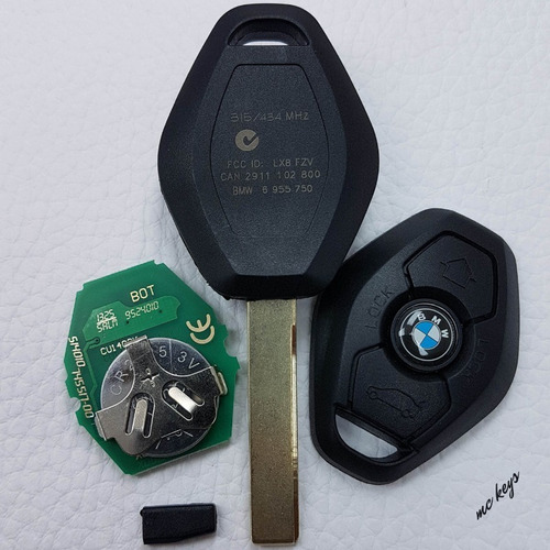 Llave Control Chip Bmw Serie 1 3 5 6 X3 X5 Z3 Z4 Foto 4