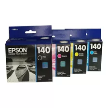 Kit 4 Cartucho Epson T140 140 P T42wd Tx525 Tx620fwd Tx560wd