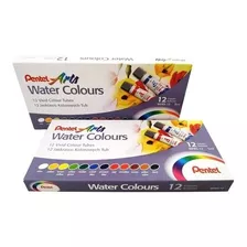 Aquarela Pentel Arts Water Colours Conjunto Com 12 Cores