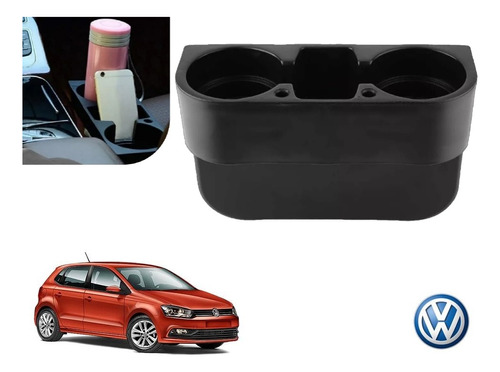 Porta Vasos Con Porta Celular Vw Polo 2014 A 2024 Foto 7