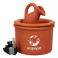 Bebedouro Fonte De Água Acquapet Cerâmica Para Gatos E Cães