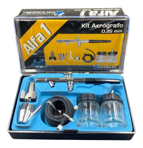 Kit Aerógrafo 0,35 Mm Arprex Alfa 1